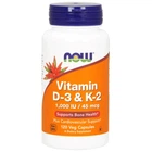 Вітамін D3 і К2 Vitamin D3 & K2 1000 МО / 45 мкг Now Foods 120 капсул