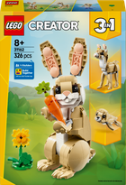 Конструктор Лего Креатор 3 в 1 Милий кролик Lego Creator 31162
