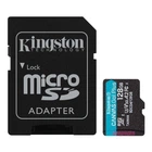 Картка пам'яті MicroSDXC 128 GB UHS-I/U3 Class 10 Kingston Canvas Go! Plus R200/W200MB/s + SD-адаптер