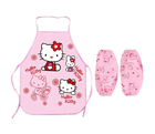 Фартук для творчества непромокаемый розовый с нарукавниками Hello Kitty (II) 34350