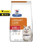 Сухой корм для кошек Hill's Prescription Diet c/d Multicare Stress с курицей