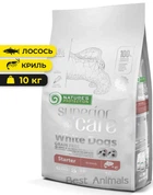 Сухой беззерновой корм для щенков Nature's Protection Superior Care White Dogs Grain Free Starter All Breeds