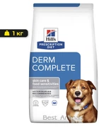 Сухий корм для собак Hill's Prescription Diet Derm Complete при харчовій алергії та атопічному дерматиті