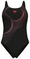 Купальник закрытый для женщин Arena RIPPLES SWIMSUIT U BACK B черный 38 (009500-590)