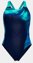 Купальник закрытый для женщин Arena DREAMHLINE SWIMSUIT V BACK синий, бирюзовый 36 (008328-780)