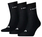 Шкарпетки Head ELEMENTS ALL SPORTS SHORT CREW 3P чорний чоловічі 43-46 (701229009-001)