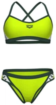 Купальник раздельный для женщин Arena ICONS BIKINI CROSS BACK SOLID салатовый 36 (005037-660)