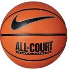 М'яч баскетбольний Nike EVERYDAY ALL COURT 8P DEFLATED AMBER/BLACK/METALLIC SILVER/BLACK size 7 (N.100.4369.855.07)