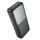 Павербанк Hoco 20000 mAh 22.5W 3A Павербанк Hoco J136A Sirui зі швидкою зарядкою PD/QC, Портативний зовнішній акумулятор, універсальні порти 2USB/1Type-C, цифровий LED-дисплей Чорний
