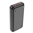 Павербанк Hoco J101A Astute |УМБ, портативний акумулятор, 20000mAh, універсальні порти 2USB/Type-C, 20W/5A, швидка зарядка PD/QC, LED індикатор, компактний| Чорний