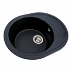 Гранітна мийка для кухні VALESO 5847 ONYX матова (чорна) (00120110)