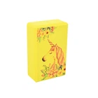 Блок для йоги "Единорог" MS 0858-14(Yellow) EVA 23 х 15 х 7,5 см