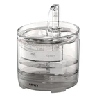 Фонтан-поилка для кошек и собак NPET WF050 1.5L с фильтром, Прозрачный (007N-TRANSPARENT)