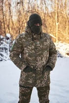 Куртка тактическая парка зимняя Intruder утеплена с липучкой /L пиксель