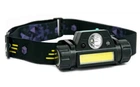 Ліхтар налобний світлодіодний акумуляторний High Power Head Lamp 1898 з магнітом та сенсором