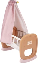 Колыбель Smoby Toys Baby Nurse с балдахином и аксессуарами Терракотовая пудра (7600220391) (3032162203910)