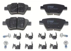 Колодки гальмівні дискові комплект VW Touran I, Beetle, Jetta III-IV 03-20р TRW GDB1841