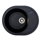 Гранитная мойка для кухни VALESO ONYX 5847 матовая Черная