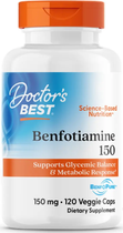 Бенфотіамін Doctor's Best Benfotiamine 120 вег капс в упаковці (ARE-575407)