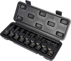 Набор отверточных ударных насадок Yato SPLINE M4-M16 квадрат 1/2" CrMo YT-10691 9 шт + кейс (5906083055515)