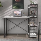 Письменный стол Ferrum-decor Серии Конект c этажеркой 75x120x600 черный ДСП Белое 16мм (FRD-104219)