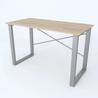 Письмовий стіл Ferrum-decor Драйв 750x1000x600 Сірий метал ДСП Дуб Сонома 16 мм (FRD-103097)