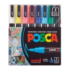 Набір маркерів Uni Posca 0.9-1.3мм 8шт (PC-3M 8C)