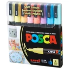 Набор маркеров Uni Posca PC-3M Soft Color 0.9-1.3мм 8шт (PC-3M SOFT COLOR 8C)