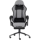 Геймерское кресло GT Racer X-2324 Fabric Gray/Black Suede [121430]