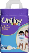 Підгузки Unijoy baby Premium XL 12-17 кг 18 шт (6973920541042)