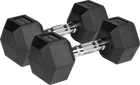 Hantle żeliwne Rebel Active gumowane HEX 2x10 kg RBA-2325-10 (5901890111881)