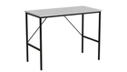 Стіл письмовий Line Тайм Ferrum-decor 750x1000x500 Чорний метал ДСП Біле 16 мм (FRD-104864)