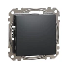 Вимикач одноклавішний Schneider Electric Sedna Design SDD114101 чорний