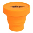 Стакан складной силиконовый с крышкой Tramp 180ml orange (TRC-083-orange)