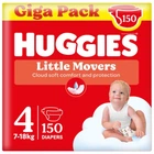 Подгузники Huggies Little Movers 4 (7-18 кг) M-pack, 150 шт (5029053583402)
