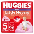 Підгузки Huggies Little Movers/Pants 5 (12-17 кг) для дівчаток 96 шт (5029054568170)