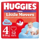 Подгузники Huggies Pants 4 Little Movers/Pants 9-14 кг для мальчиков 52 шт (5029053547534)