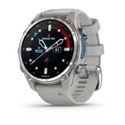 Смарт-годинник Garmin Descent Mk3, 43mm, Passvtd Steel/Fog Gry, Dive Computr