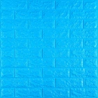 3D панель самоклеющаяся 700x770x7мм кирпич Синий (003-7) SW-00000060