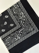 Бандана котоновая косынка черного цвета ( 2599311329 )