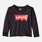 Детский лонгслив для девочки Levi`s 508029399 74 см Черный (1159842885)