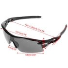 Защитные очки для стрельбы, вело и мотоспорта Silenta TI8000 Темные (12614) - изображение 7