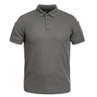 Футболка Mil-Tec швидкосохнуча Tactical Quick Dry Poloshirt S Urban Grey (10961008-902-S)