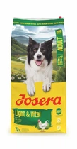 Сухий корм Josera Light & Vital Adult для малоактивних собак  з Куркою