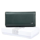 Женский кожаный кошелек dr.Bond Classic W501-2 зеленый