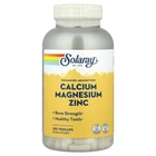 Кальцій магній та цинк Solaray (Calcium Magnesium Zinc) 250 шт