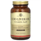 Вітаміні А та Д3 із печінки тріски Solgar (Vitamins A and D3 cod liver oil) 1250 МО/135 МО 250 шт