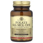 Фолат Solgar (Folate as metafolin) 666 мкг DFE 100 шт