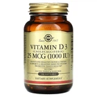 Натуральний вітамін D3 Solgar (Vitamin D3) 1000 МО 100 шт