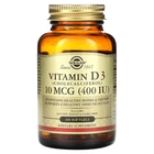 Вітамін D3 Solgar (Vitamin D3) 400 МО 100 шт